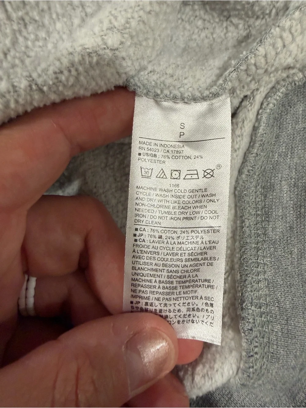 Banana Republic Men's Crewneck Sweatshirt with BR Logo